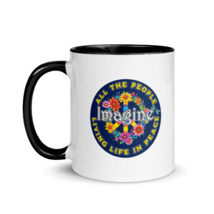 Imagine White Mug with Black Interior – 11 oz or 15 oz