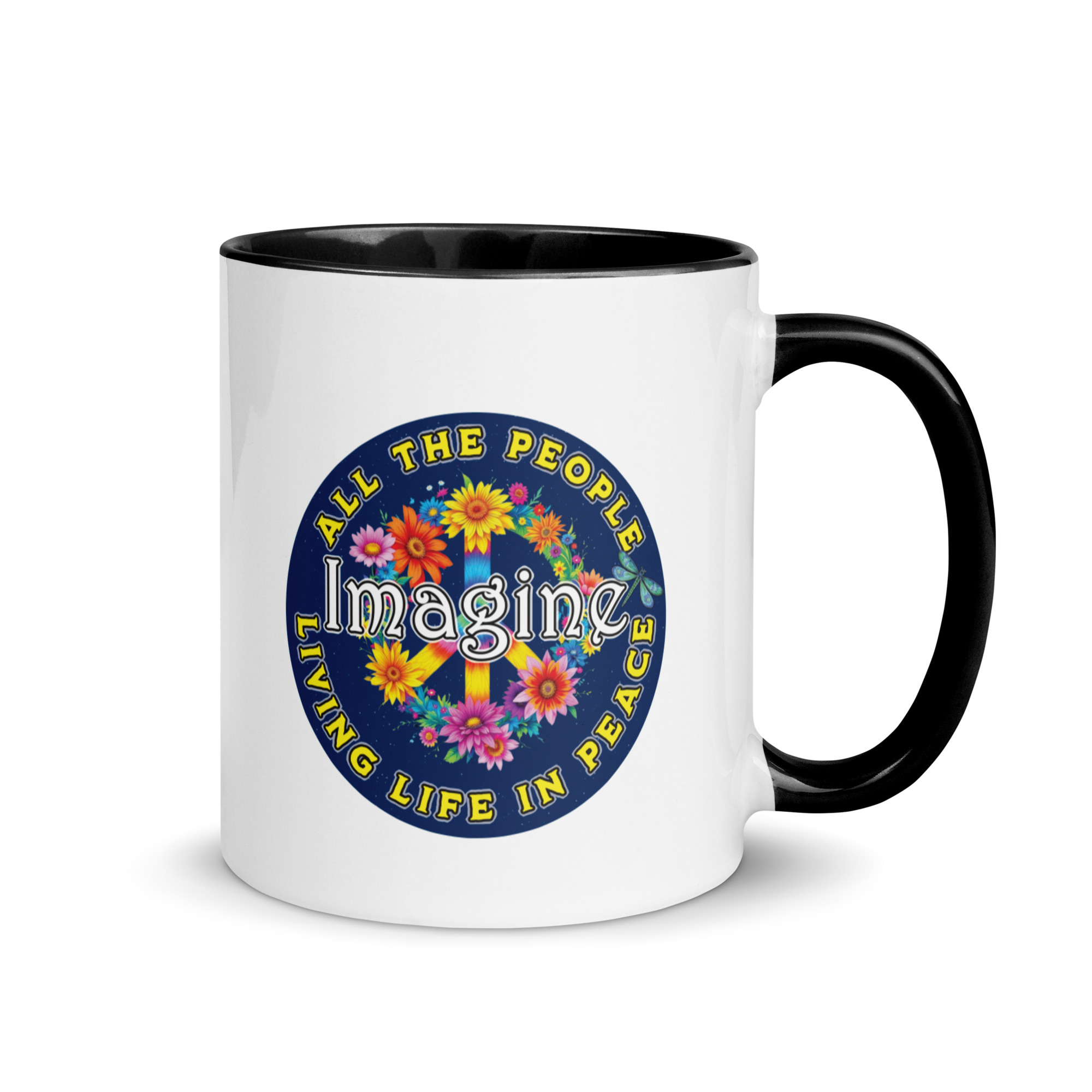 Imagine White Mug with Black Interior – 11 oz or 15 oz - Image 2