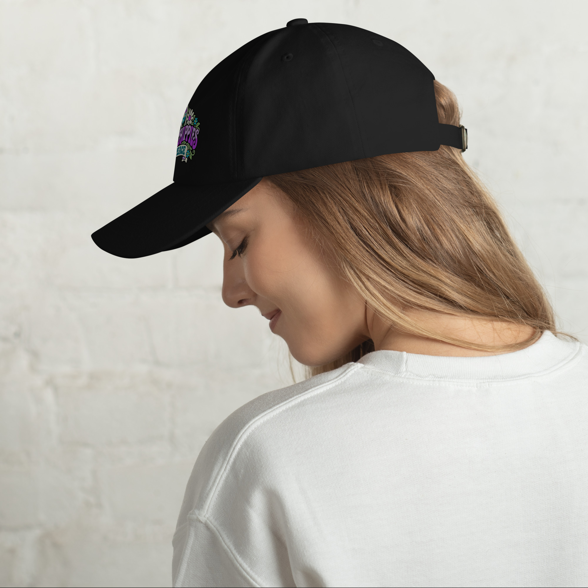 Old Hippies for Peace – Full Color Graphic Hat - Image 3