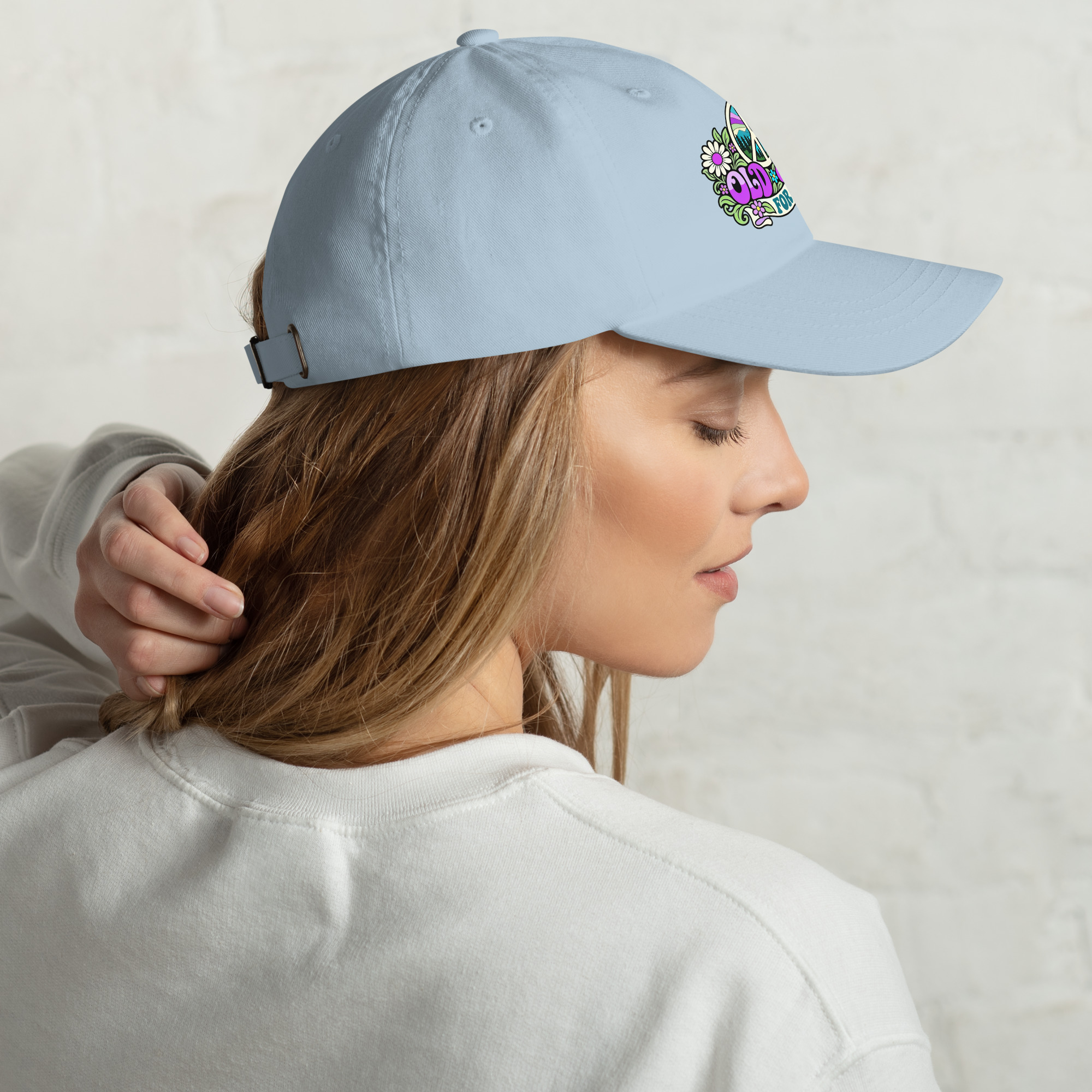 Old Hippies for Peace – Full Color Graphic Hat - Image 22