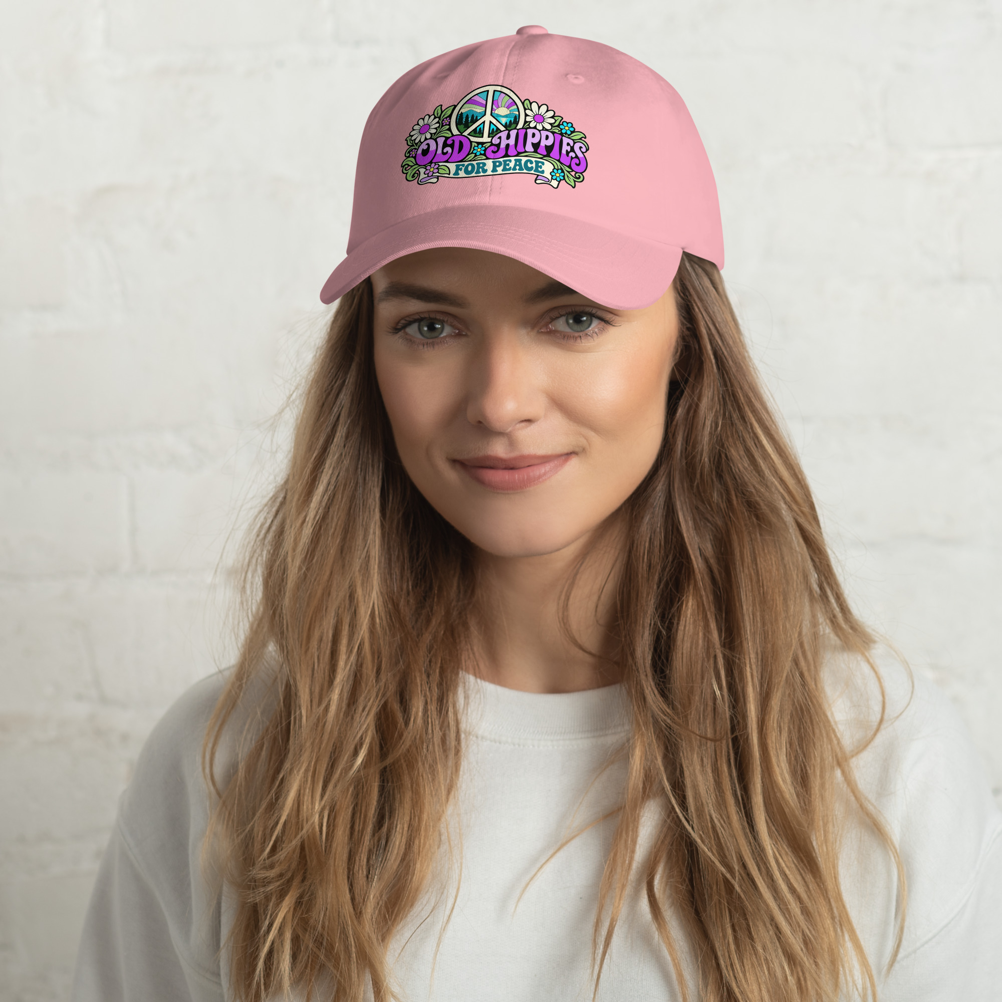 Old Hippies for Peace – Full Color Graphic Hat - Image 17