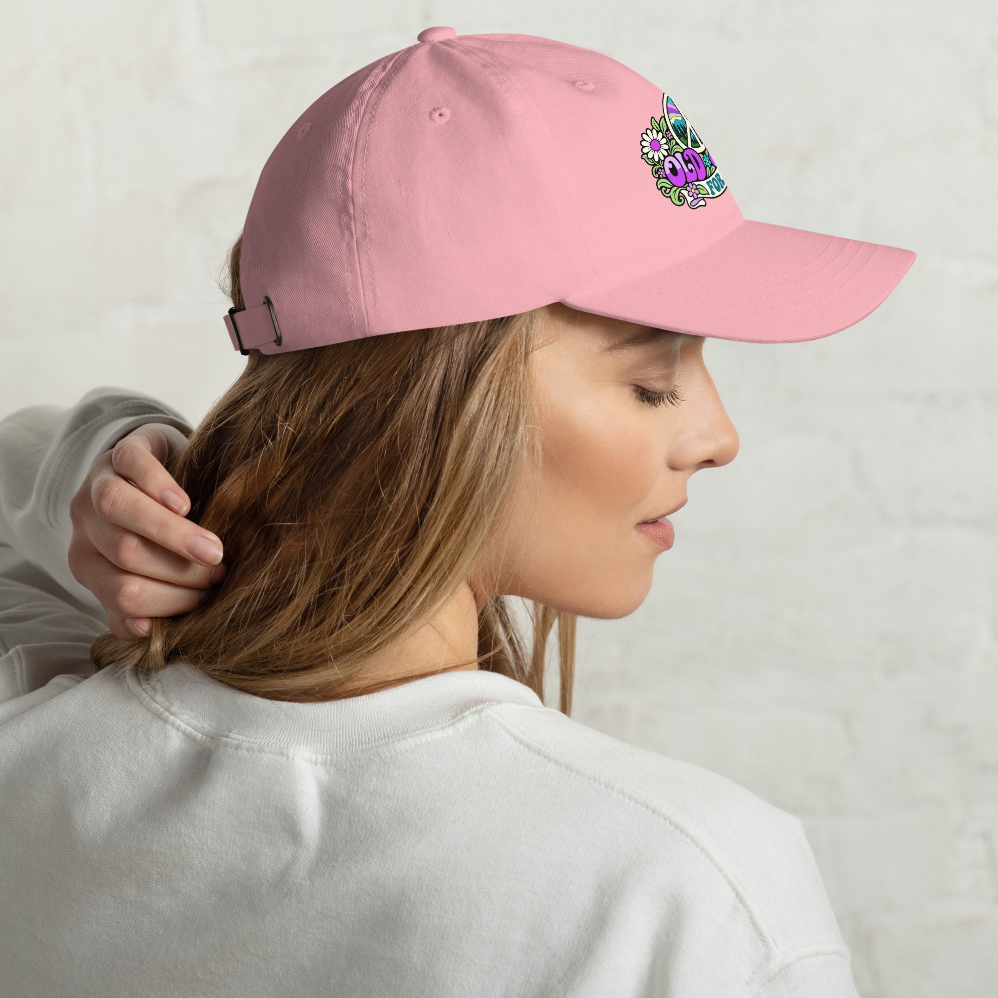 Old Hippies for Peace – Full Color Graphic Hat - Image 19