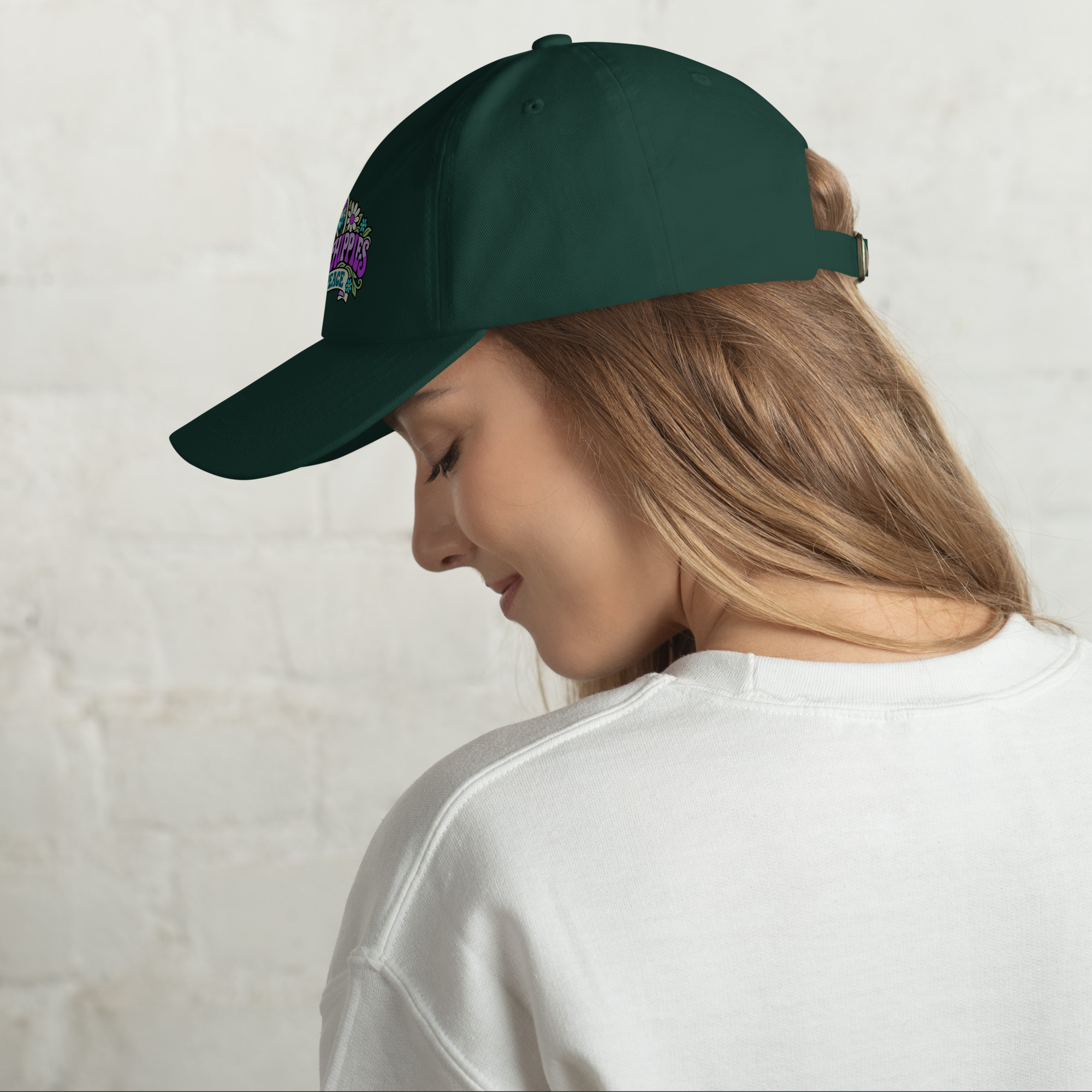 Old Hippies for Peace – Full Color Graphic Hat - Image 9