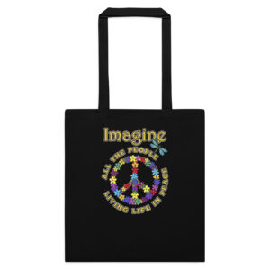 Imagine All the People – Cotton Tote Bag