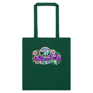 Old Hippies for Peace – Cotton Tote Bag