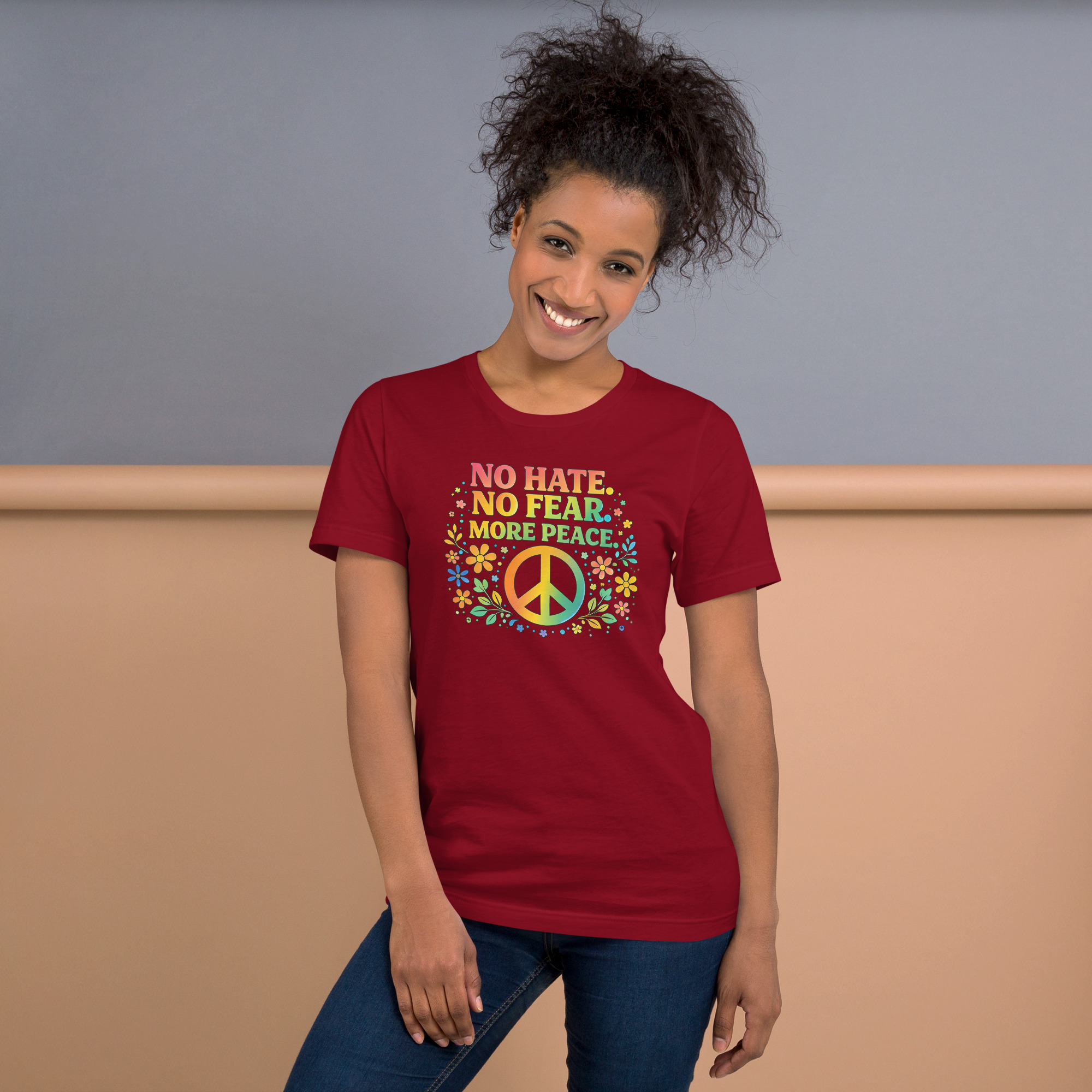 No Hate, No Fear, More Peace – Unisex T-Shirt