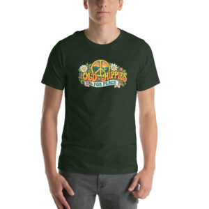 Old Hippies for Peace – Dark Colors Unisex T-Shirt