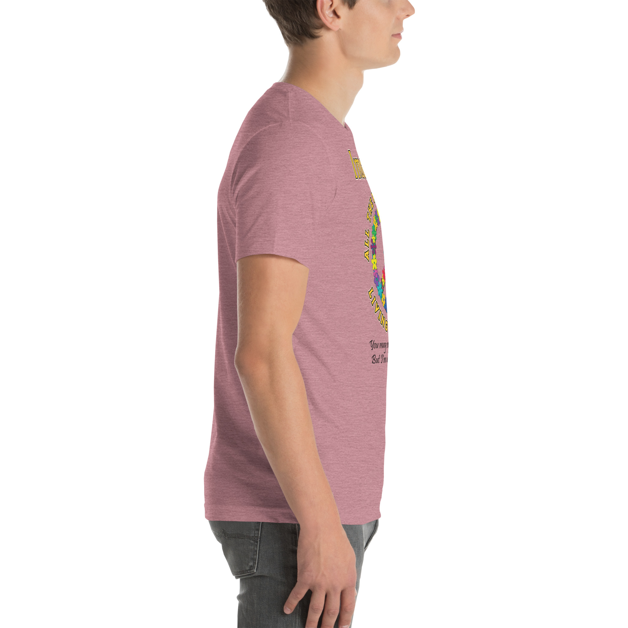 Imagine All the People – Light Colors Unisex T-Shirt - Image 28